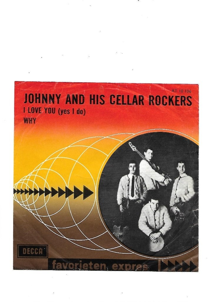 Johnny And His Cellar Rockers.1964 Favorieten expres. NM, 7 inch, Ophalen of Verzenden, Zo goed als nieuw, Pop