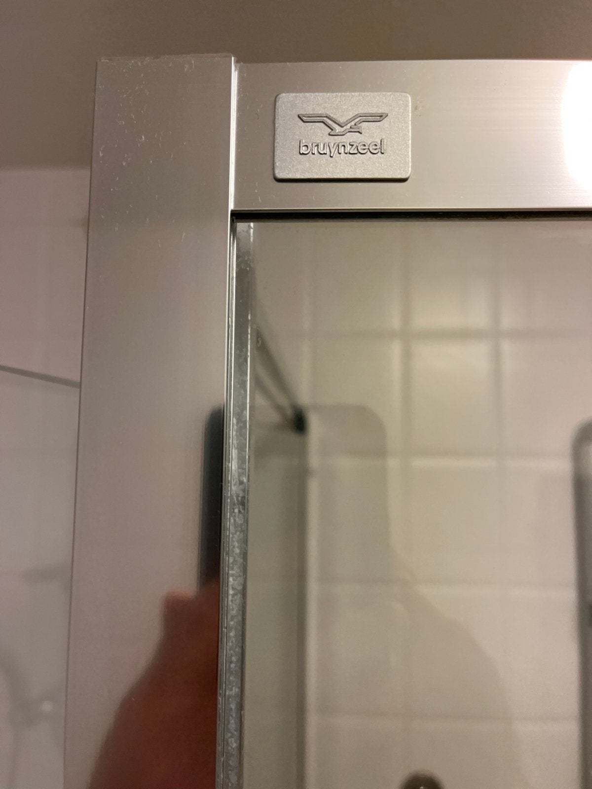 Bruynzeel douchecabine met glazen wanden, Ophalen of Verzenden, Gebruikt, Glas, Douche