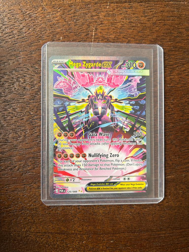 Mega Zygarde EX - Perfect Order Pokémon kaart, Hobby en Vrije tijd, Verzamelkaartspellen | Pokémon, Ophalen of Verzenden, Zo goed als nieuw