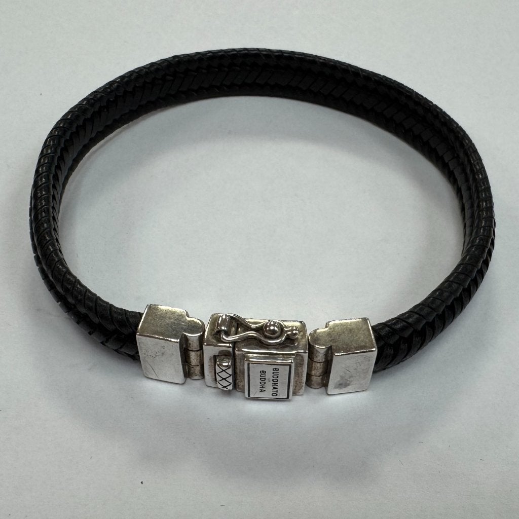 Buddha to Buddha Armband Edwin Small Leather 23cm, Toulonselaan 72, Leer, Ophalen of Verzenden, Zo goed als nieuw