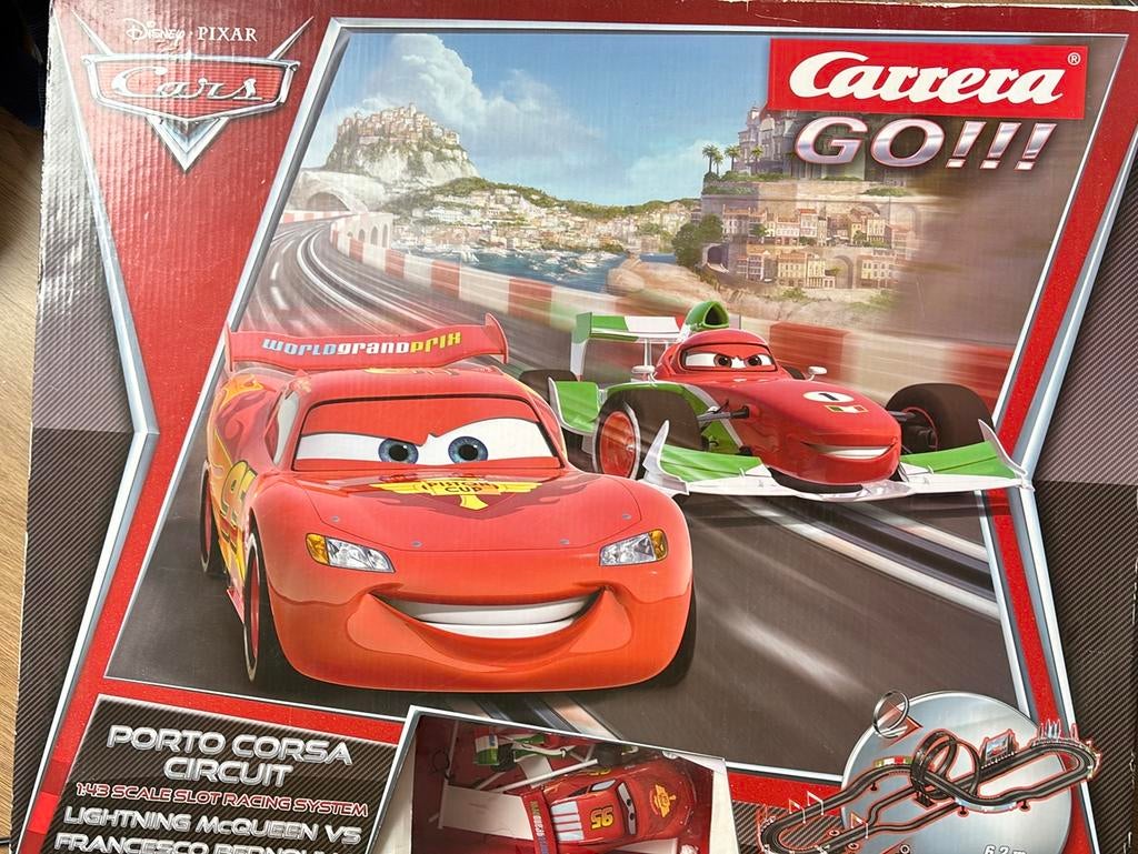 Carrera GO! Disney Cars, Kinderen en Baby's, Speelgoed | Speelgoedvoertuigen, Ophalen, Zo goed als nieuw