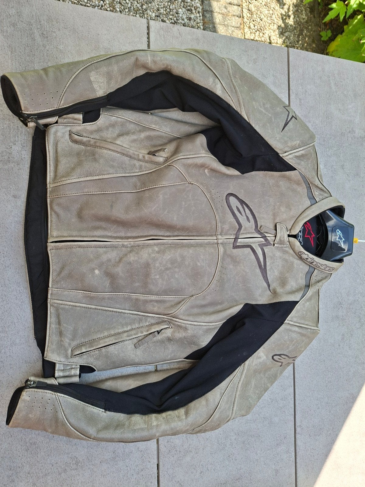 Alpinestars Avanti Leren jack jas  Maat 52 met Protectie, Heren, Jas | leer, Ophalen of Verzenden, Alpinestars
