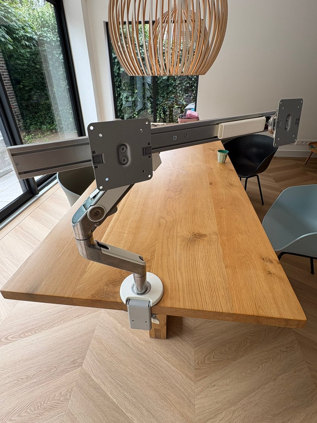 Humanscale M/Flex M2 monitorarm 2 schermen – Dual Slider, Ophalen of Verzenden