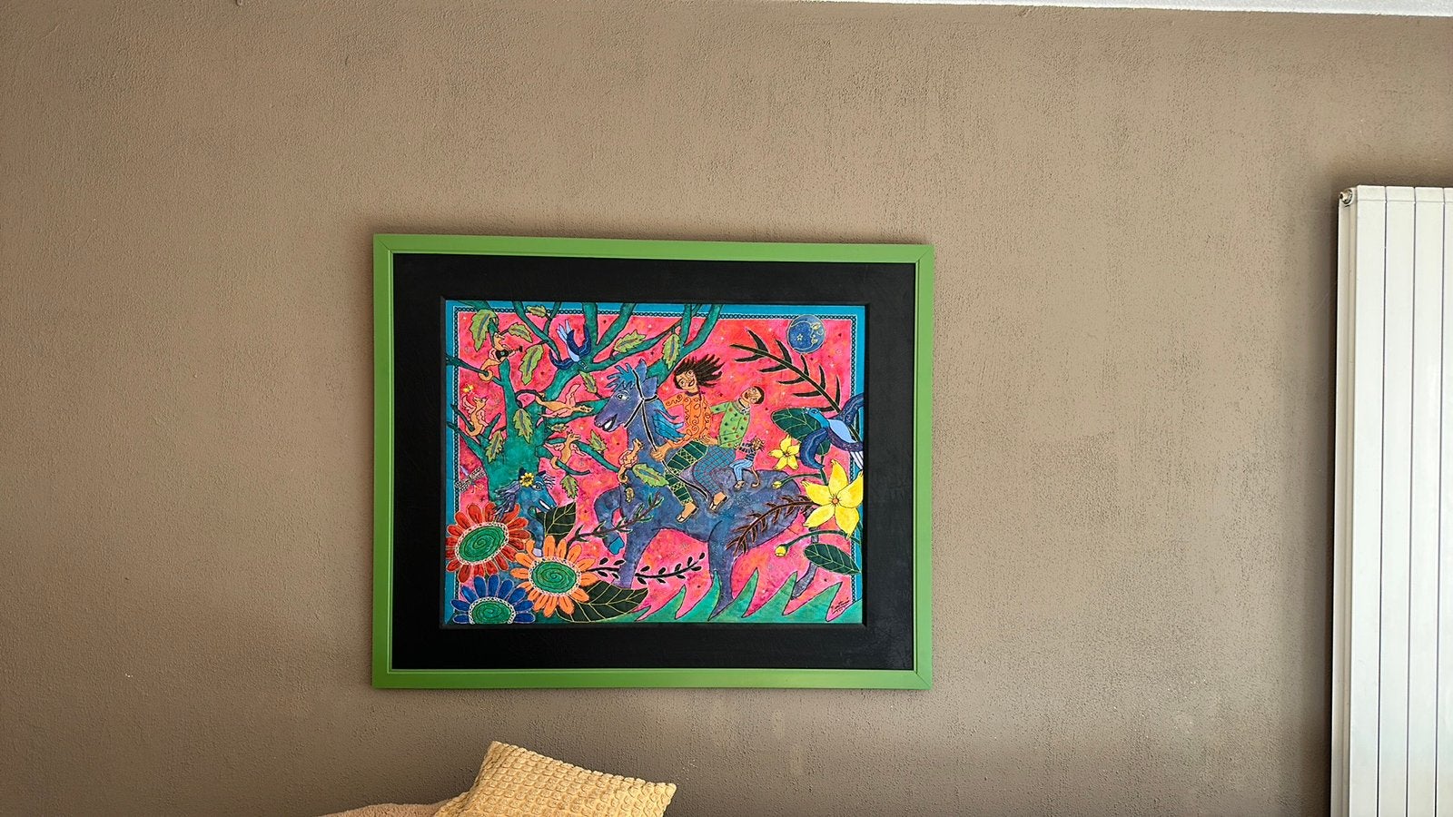 Paulina Constancia, Antiek en Kunst, Ophalen, Figuren, Gemengde techniek, Passe-partout