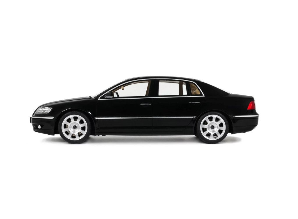 Volkswagen Phaeton 6.0 W12 Zwart '05 OTTO MOBILE 1/18 OT1266, Verzenden, Nieuw, Auto, OttOMobile