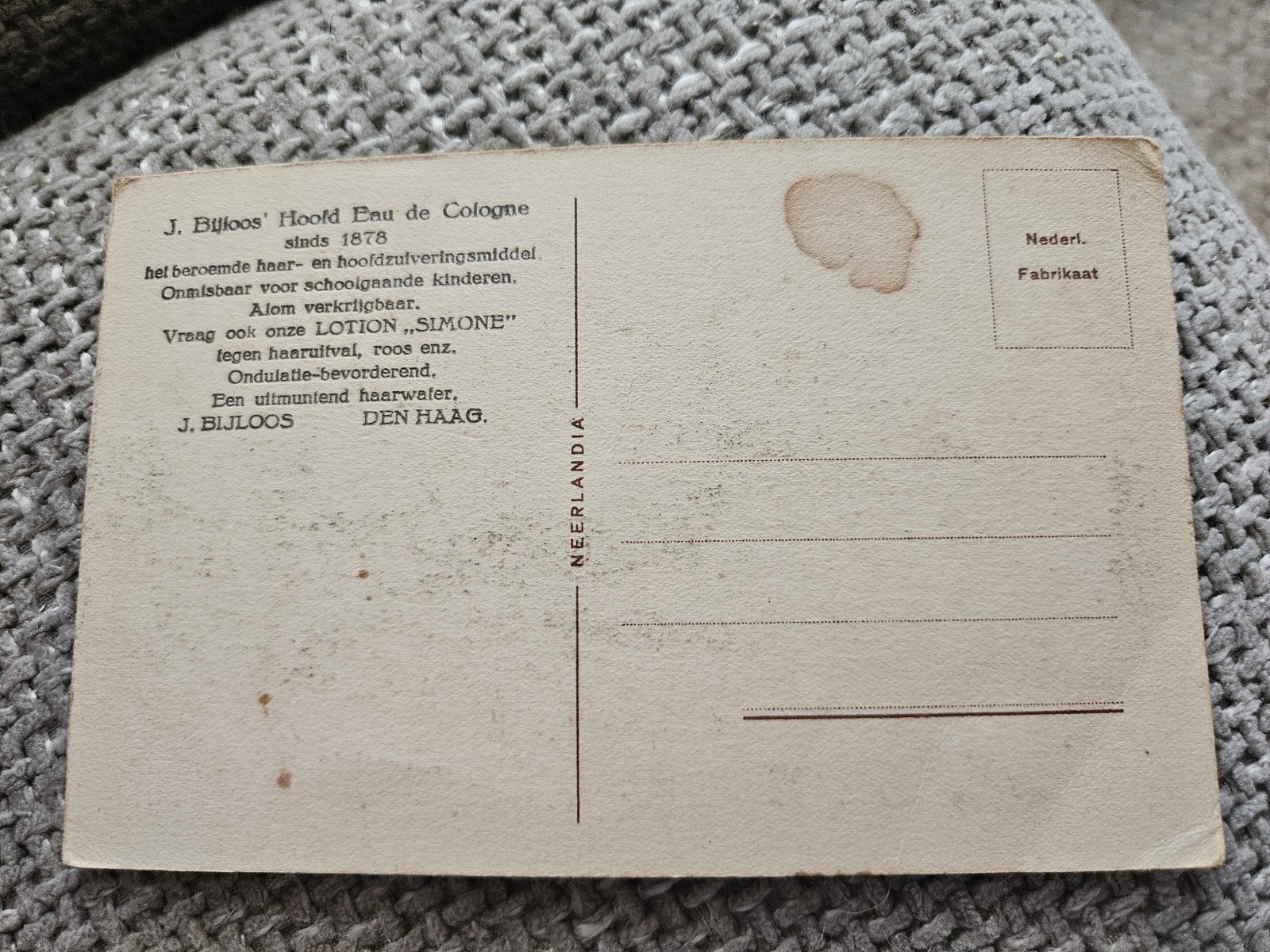 J. Bijloos Eau de Cologne Henny Box, Ophalen of Verzenden