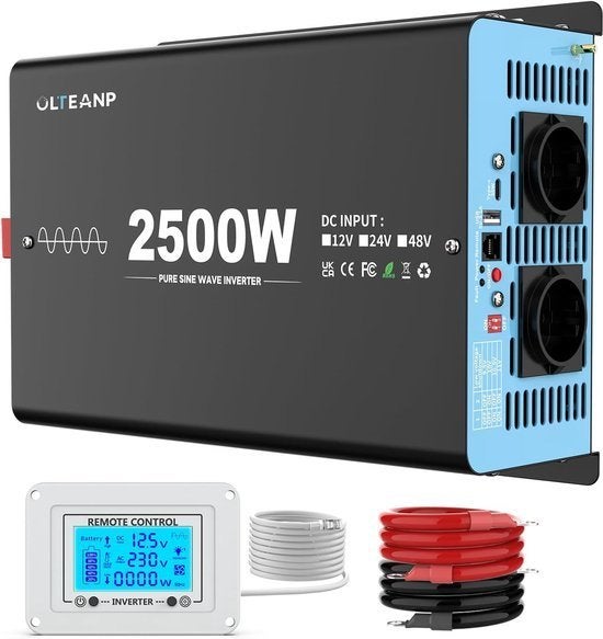 Omvormer 12V naar 230V – Spanning Omzetter – Stroominverter, Corvance B.V., Verzenden, Nieuw, Corvancebol@gmail.com