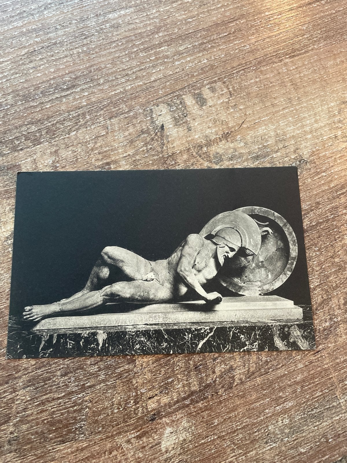 Oude ansichtkaart: De stervende krijger, Glyptothek München, Ophalen of Verzenden, Ongelopen