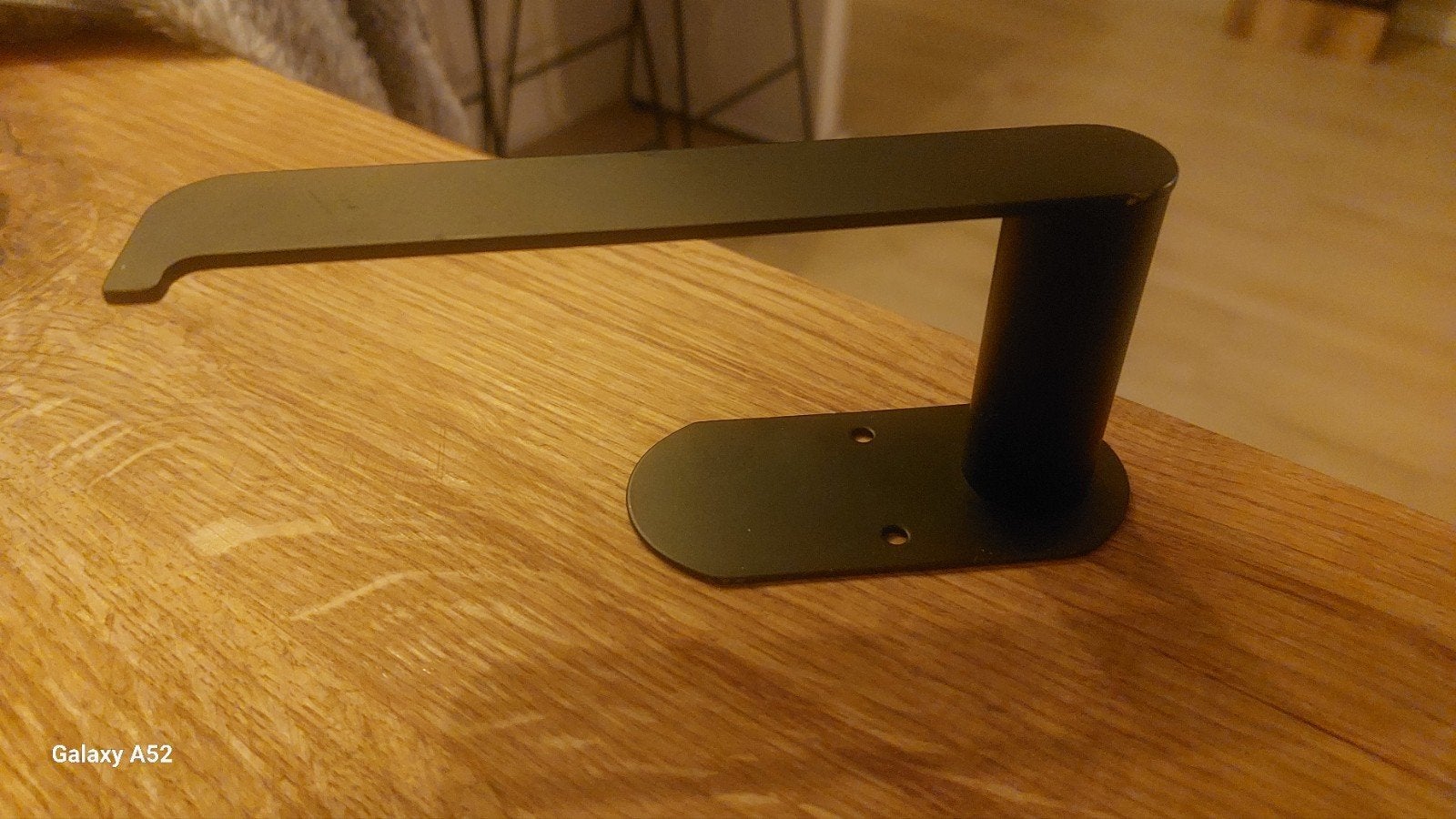 Nieuwe toiletrolhouder - Zwart metaal, Ophalen of Verzenden, Nieuw, Zwart, Toilet-accessoire