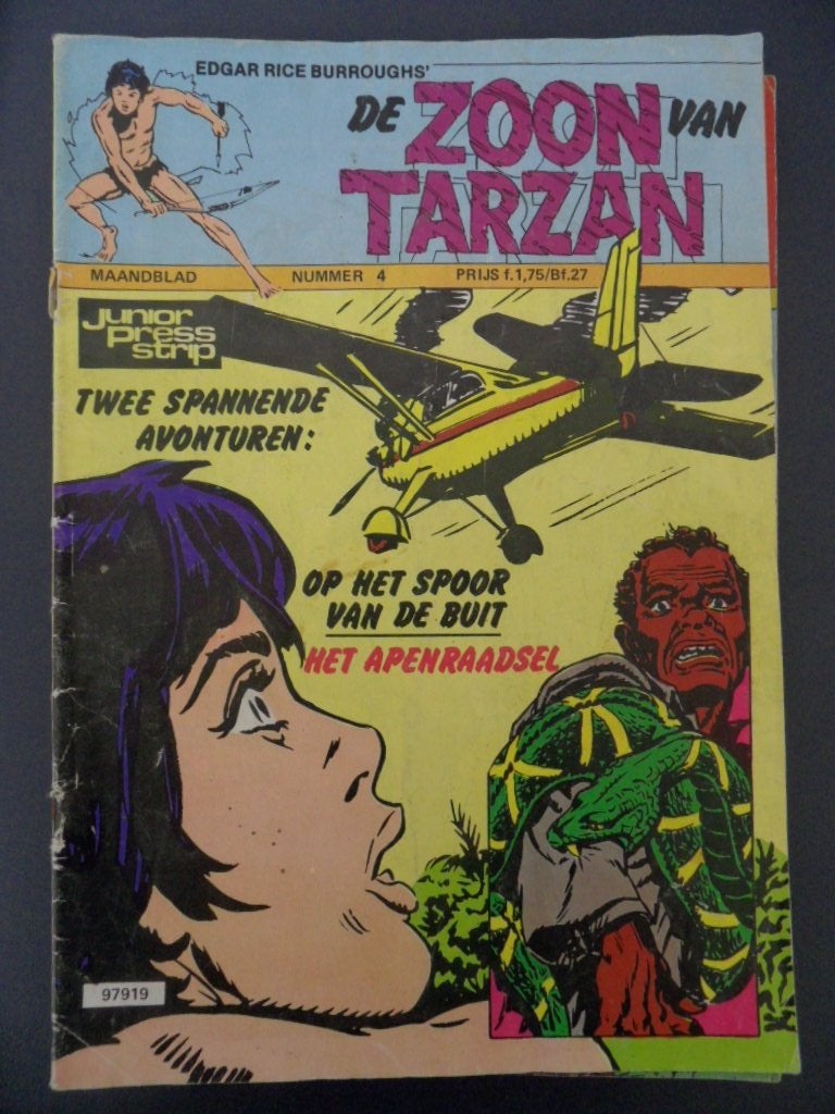 De zoon van Tarzan. 7 X, Meerdere stripboeken, Ophalen of Verzenden, Gelezen