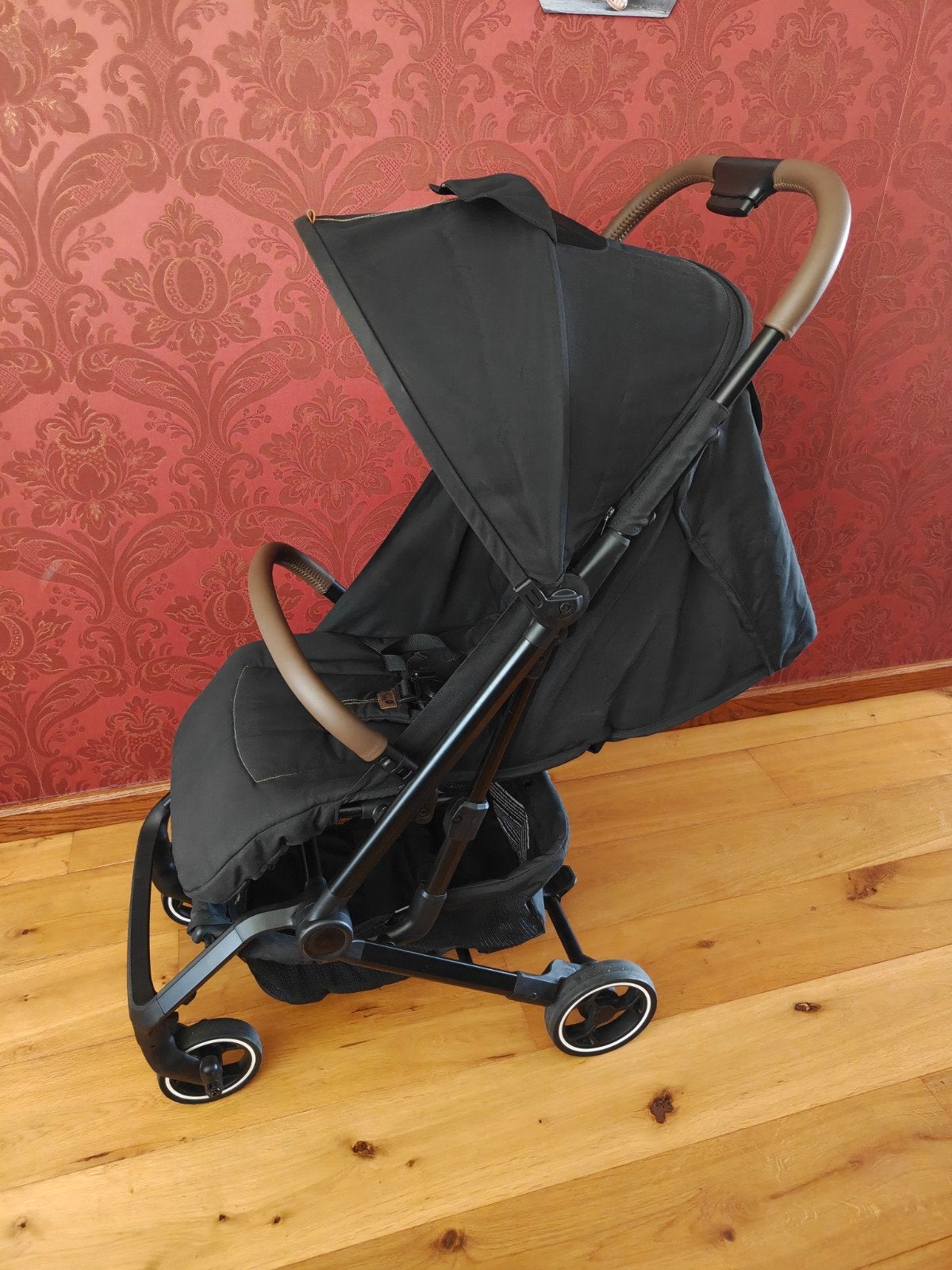 Qute Q buggy zwart, Ophalen of Verzenden, Zo goed als nieuw, Verstelbare rugleuning