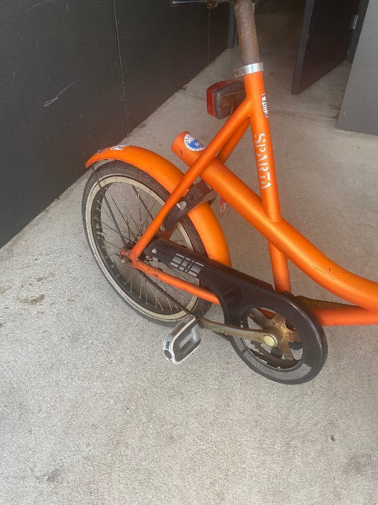 Kleine stadsfiets, Fietsen en Brommers, Ophalen, Gebruikt, Terugtraprem, Overige merken