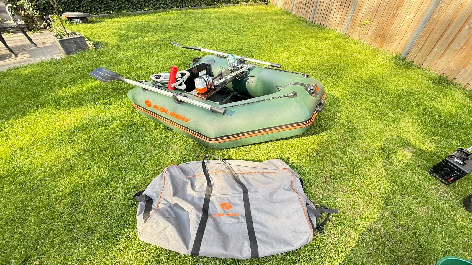 Complete set Kolibri rubberboot en extra’s aangeboden, Ophalen, Zo goed als nieuw, Overige typen