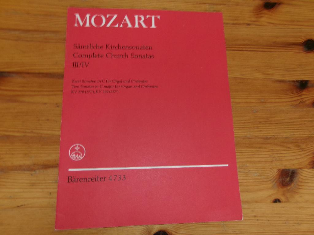 Mozart - Samtliche Kirchensonaten 3 / 4, Gebruikt, Klarinet, Klassiek, Ophalen of Verzenden