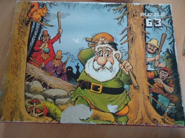Douwe Dabbert puzzel, 63 stukjes, Verzamelen, Ophalen of Verzenden, Overige figuren, Gebruikt