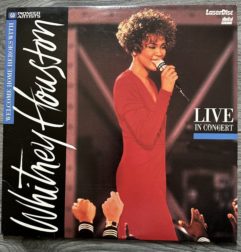 Whitney Houston - Live In Concert (NTSC LaserDisc), Alle leeftijden, Ophalen of Verzenden, Gebruikt