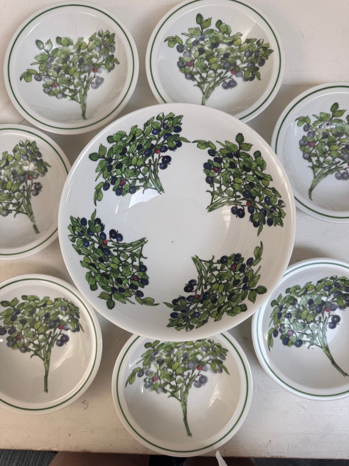 Vintage set Ikea Midsommar Marguerite Walfridson, Ophalen of Verzenden, Zo goed als nieuw