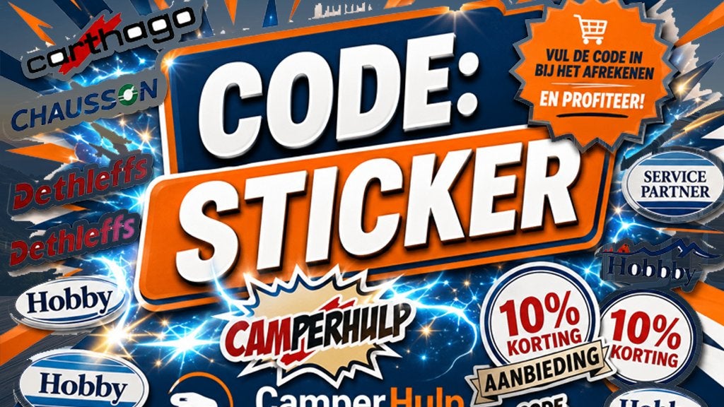 SEPTEMBER = STICKERMAAND BIJ CAMPERHULP!, Caravans en Kamperen, Camper-accessoires, Ophalen of Verzenden, Nieuw