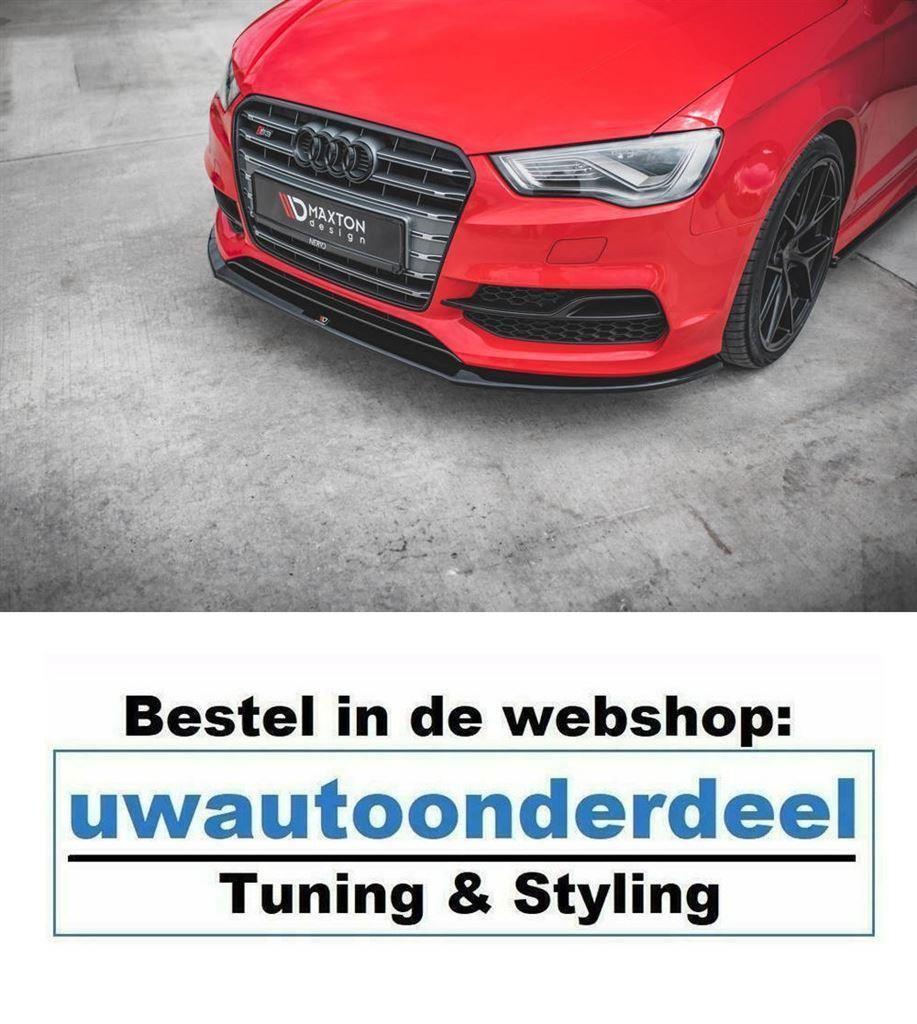 Maxton Voorspoiler Lip Splitter Voor Audi S3 / A3 S Line Sed
