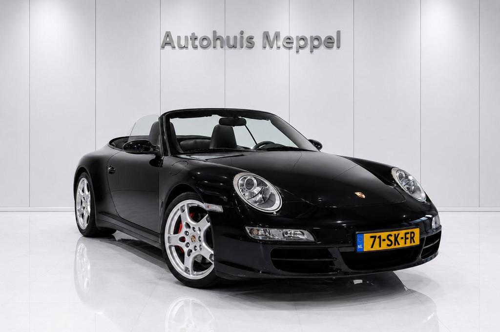 Porsche 911 997 3.8 4S NL-Geleverd *Galvano-Interieur *Sport, Auto's, Automaat, Gebruikt, Cabriolet, 4 stoelen