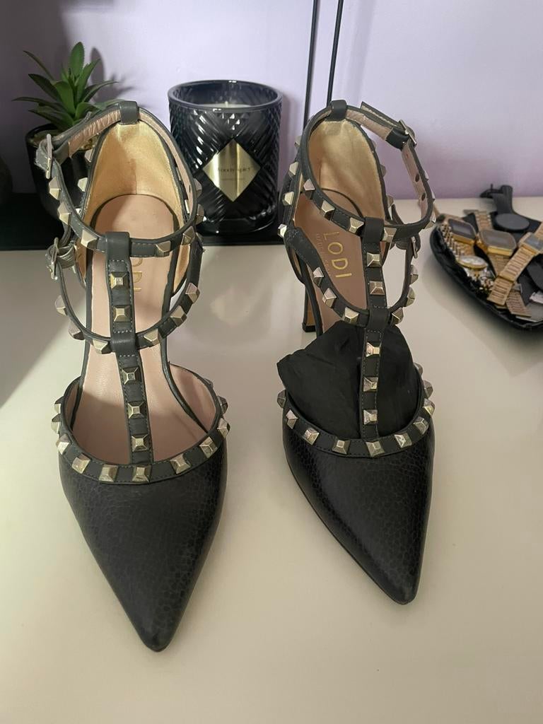 Lodi schoenen 37, Verzenden, Zo goed als nieuw, Schoenen met hoge hakken, Grijs