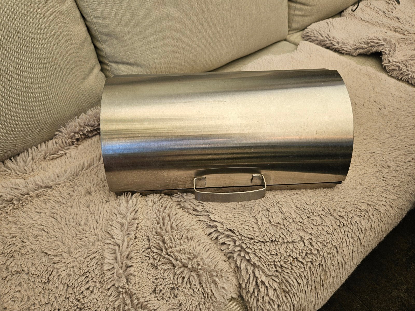 Gratis ikea broodtrommel RVS, Ophalen, Gebruikt
