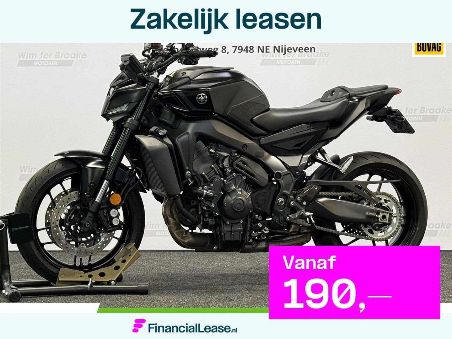 Yamaha MT 09 ABS Y-AMT - 2024, 890 cc, Bedrijf, Meer dan 35 kW, Naked bike