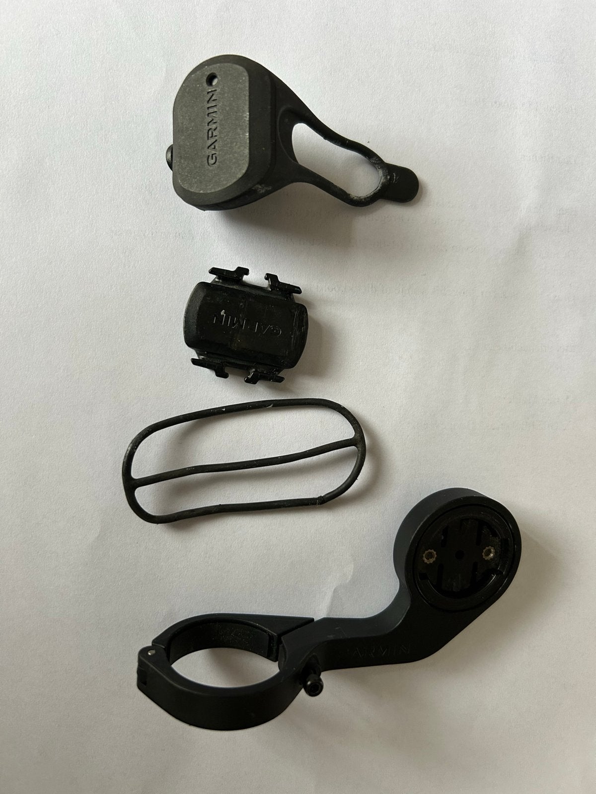 Garmin stuurhouder, snelheidssensor en cadanssensor, Ophalen, Cadanssensor, Gebruikt