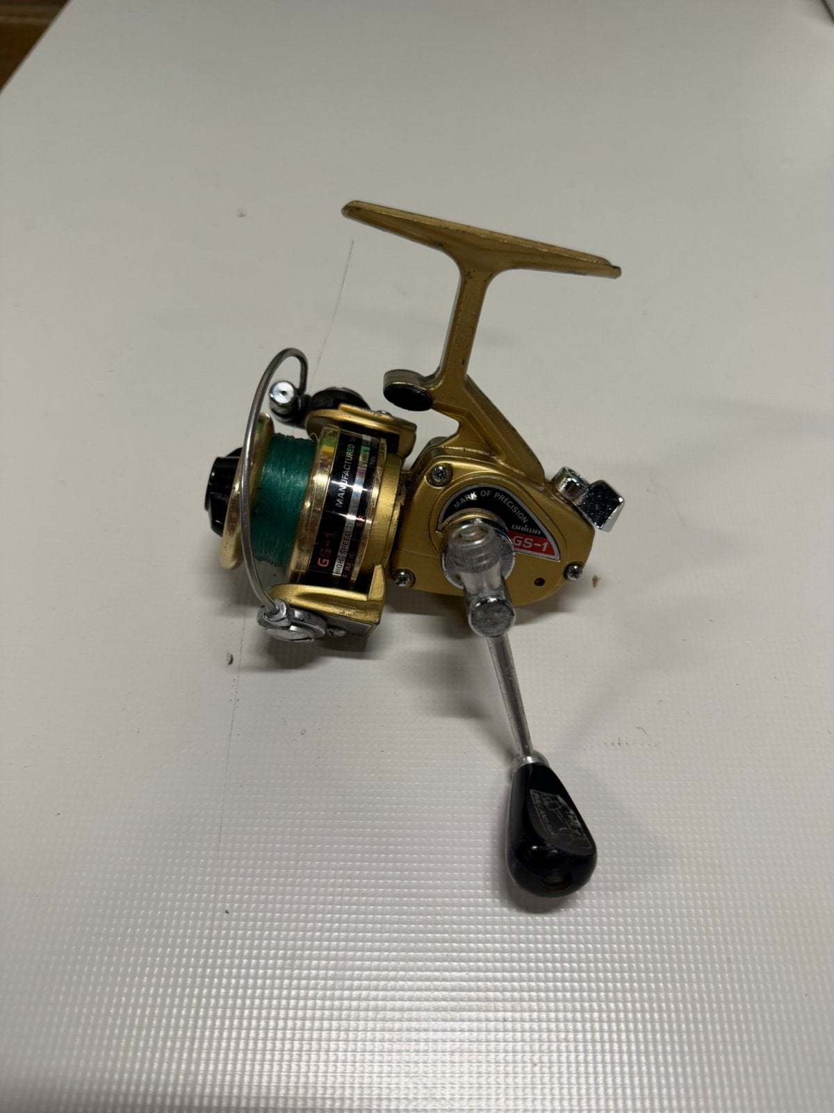 Spinmolen vismolen Daiwa GS1 japan- vintage, Ophalen, Zo goed als nieuw, Molen