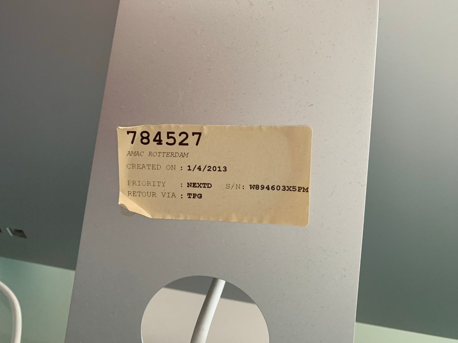 Apple iMac 21.5 inch (2013) voor onderdelen, Ophalen, Zo goed als nieuw, IMac