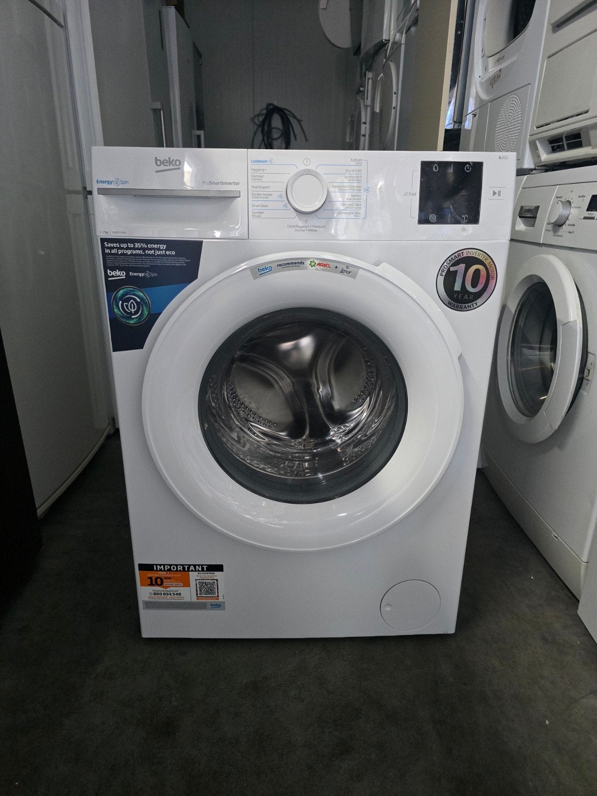 ZGAN! Prachtige Beko wasmachine! 7KG! Garantie! Bezorgen kan, Beko, Beko, Ophalen of Verzenden, Zo goed als nieuw