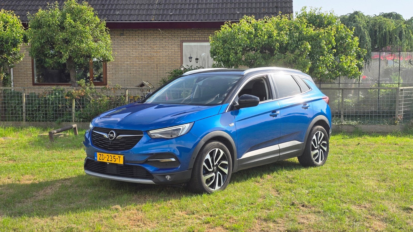 Opel Grandland X 2.0 Cdti 177pk S&S Aut 2019 Blauw NWE APK, 15 km/l, 4 cilinders, 2000 kg, Blauw