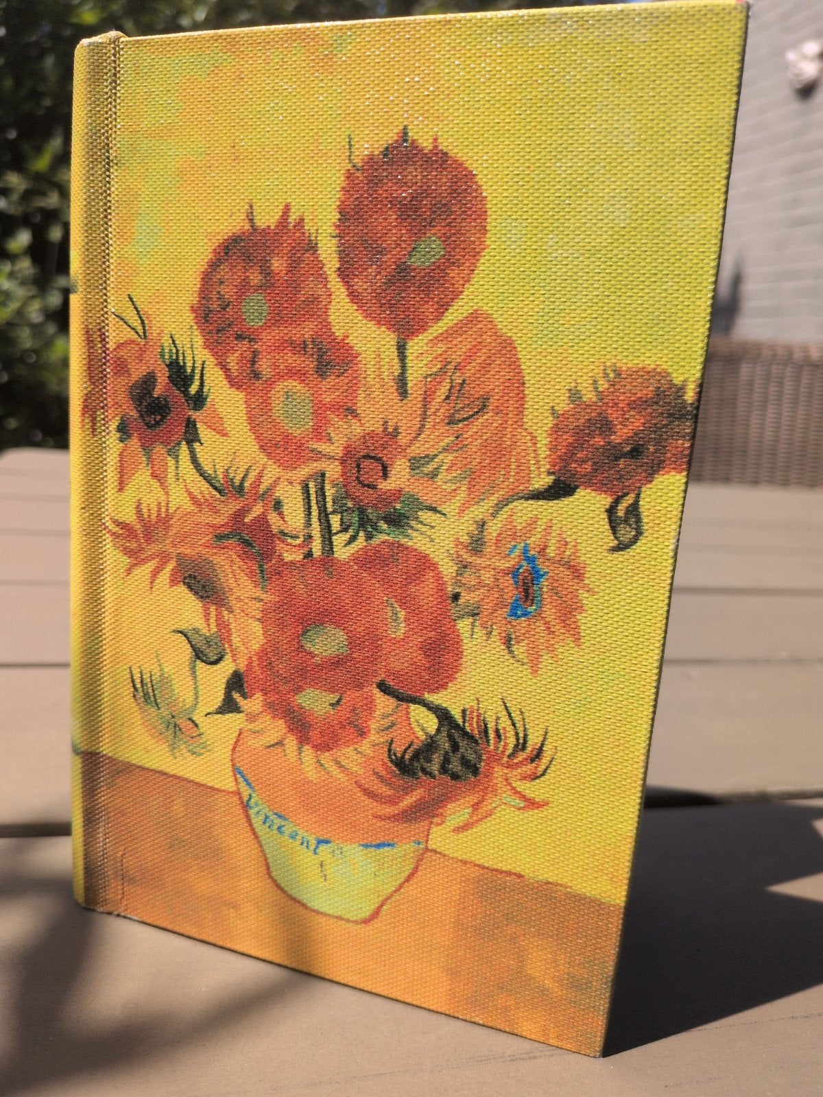 Boekenkluis Zonnebloemen - Van Gogh Opbergdoos, Ophalen of Verzenden, Zo goed als nieuw