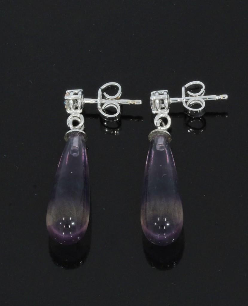 Diamant solitair 18k gouden fraai set oorbellen dames, Hangers, Voordeelsieraden, Verzenden, Zo goed als nieuw