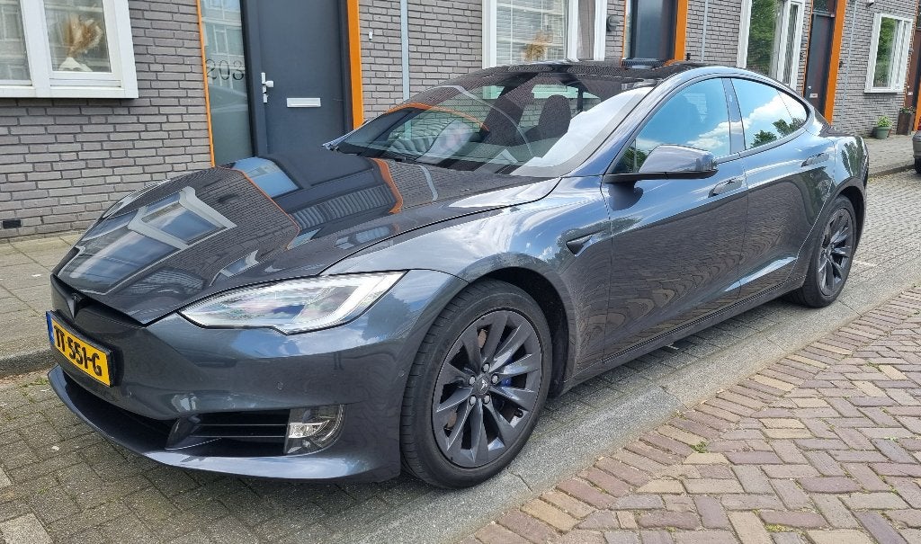 Tesla Model S 100D AWD 2018 | FSD | SOH 90.3%, Auto's, Tesla, Particulier, Model S, 4x4, Achteruitrijcamera, Adaptive Cruise Control