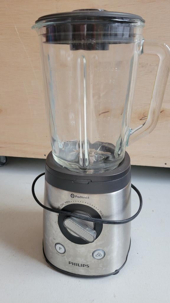 Philips ProBlend 6 Blender - Krachtige Keukenmachine, Ophalen of Verzenden, Gebruikt, Blender