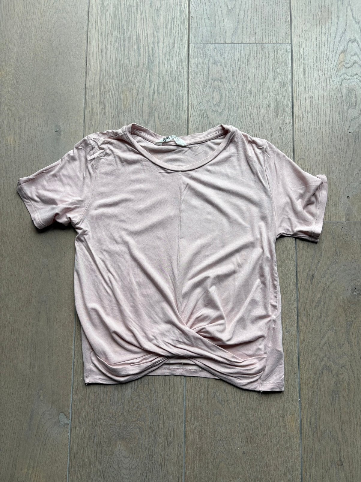 Oudroze T-shirt H&M maat 146-152, Kinderen en Baby's, Kinderkleding | Maat 146, Ophalen of Verzenden, Zo goed als nieuw, Meisje