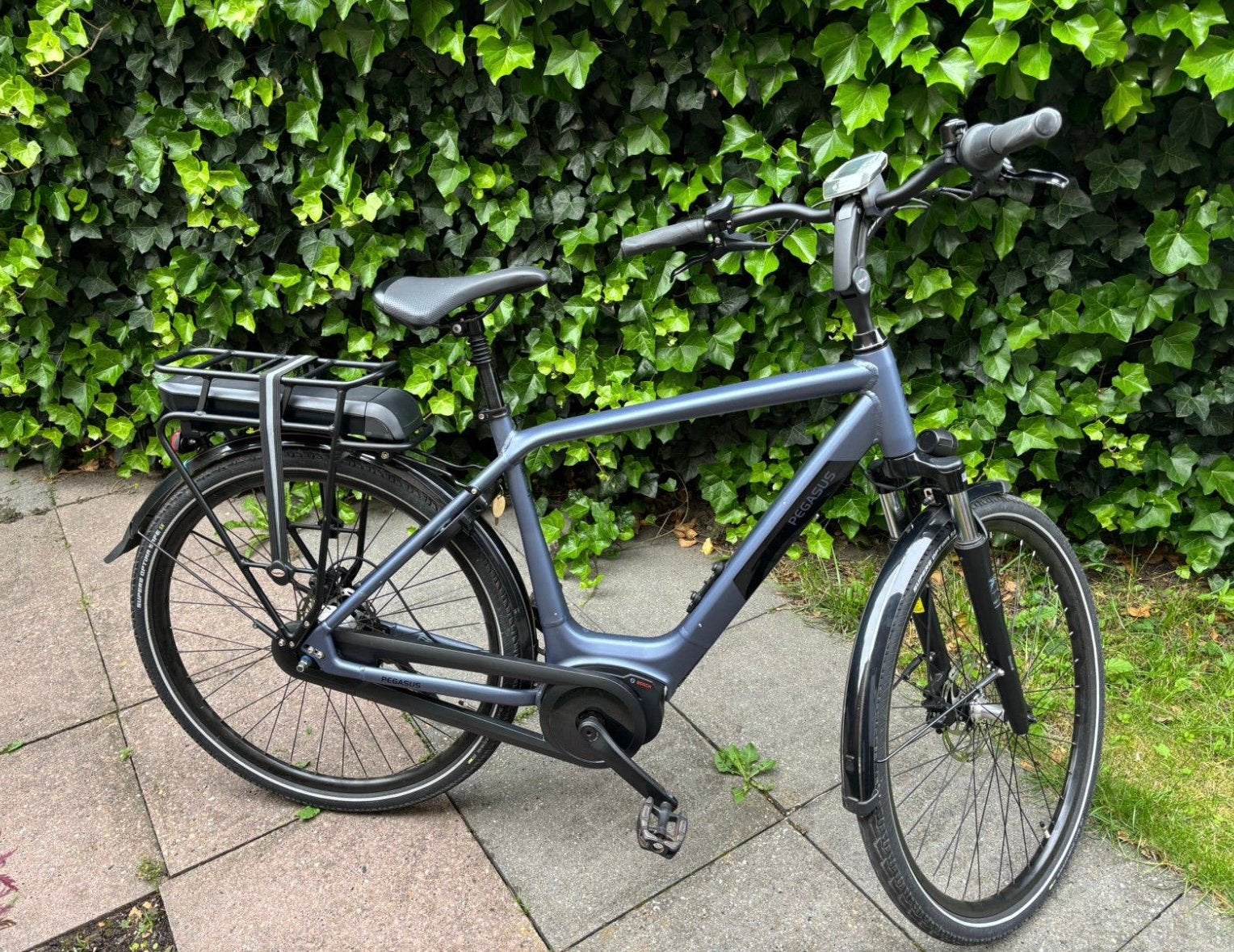 Elektrische herenfiets met bosch middenmotor, Fietsen en Brommers, 55 tot 59 cm, Ophalen, Gebruikt, Overige merken