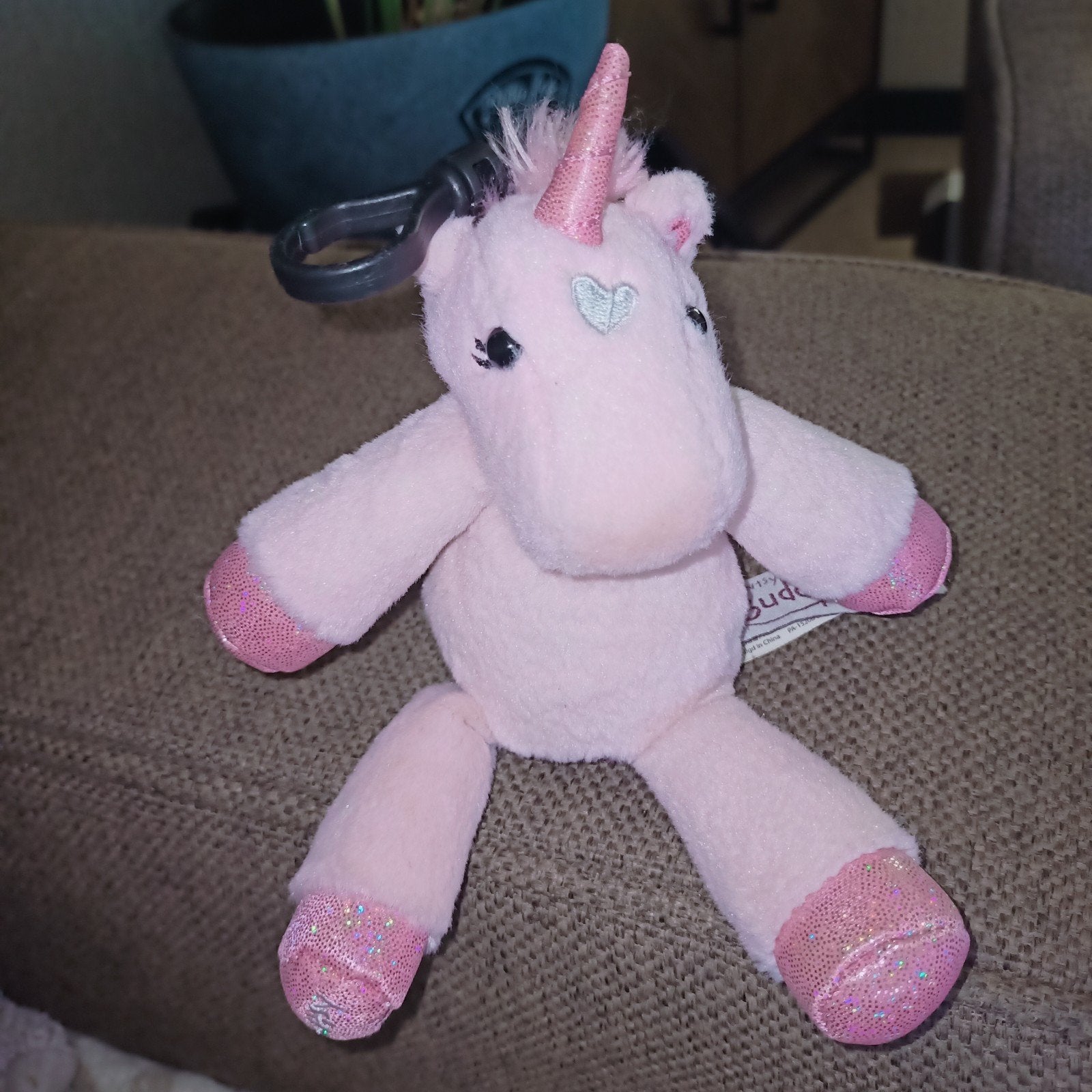 Calypso the unicorn, scentsy buddy clip. Roze., Kinderen en Baby's, Speelgoed | Knuffels en Pluche, Ophalen of Verzenden, Zo goed als nieuw