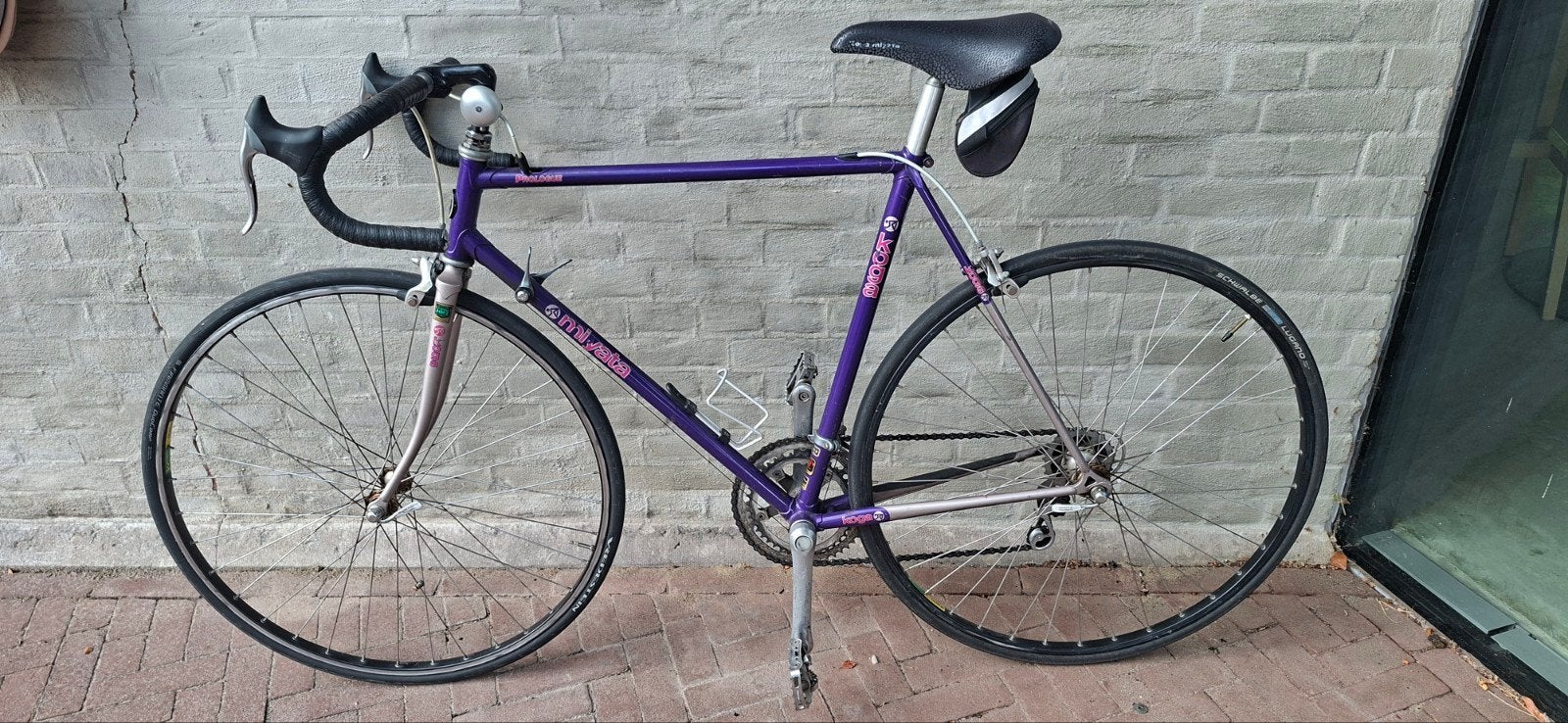 Koga Miyata Prologue racefiets - Paars - maat 56, Ophalen, Gebruikt, Velgrem, Koga Miyata