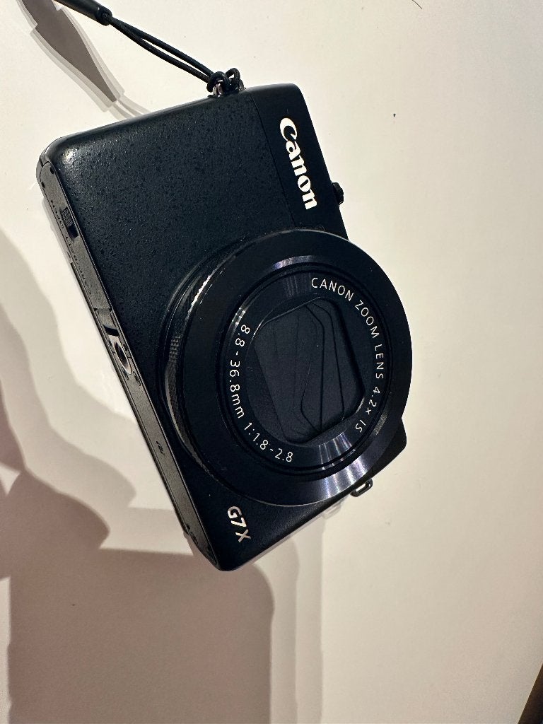 Canon G7x camera, Audio, Tv en Foto, Fotocamera's Digitaal, Accu, Verzenden, Zo goed als nieuw, Compactcamera
