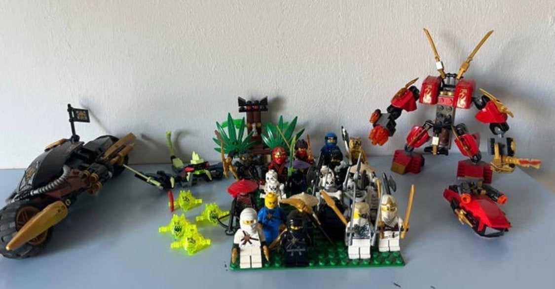 Grote lot LEGO Ninjago minifiguren en sets, Ophalen of Verzenden, Gebruikt