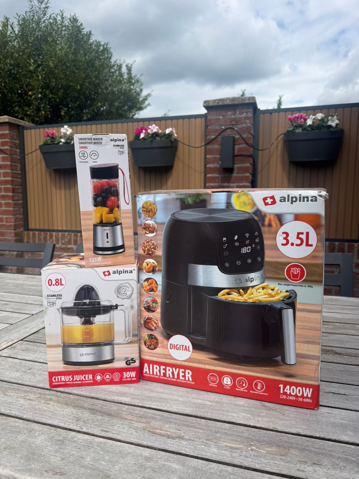 Alpina keukenapparaten – 3 stuks, Ophalen of Verzenden, Zo goed als nieuw, Airfryer