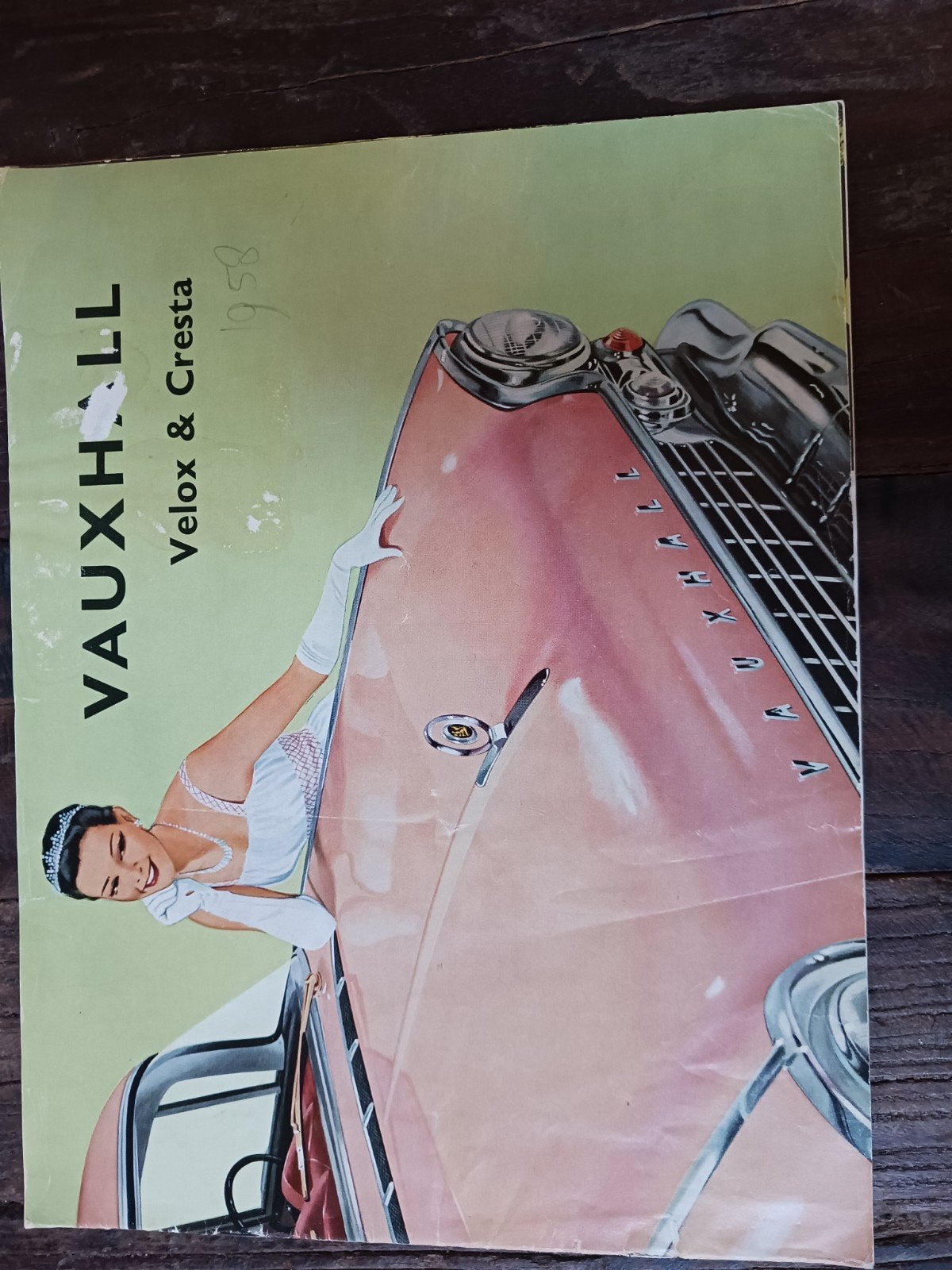 Vauxhall Velox Cresta folder 1958, Ophalen of Verzenden, Gelezen, Overige merken