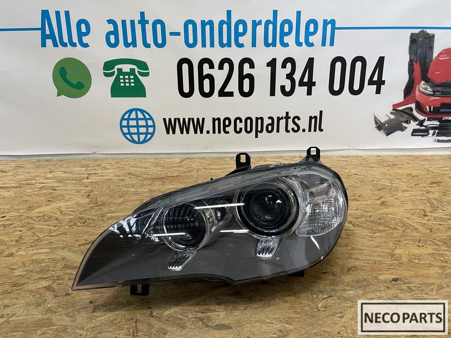BMW X5 E70 XENON KOPLAMP LINKS ORIGINEEL 7221891, Auto-onderdelen, Verlichting, Gebruikt, -, -, Ophalen of Verzenden