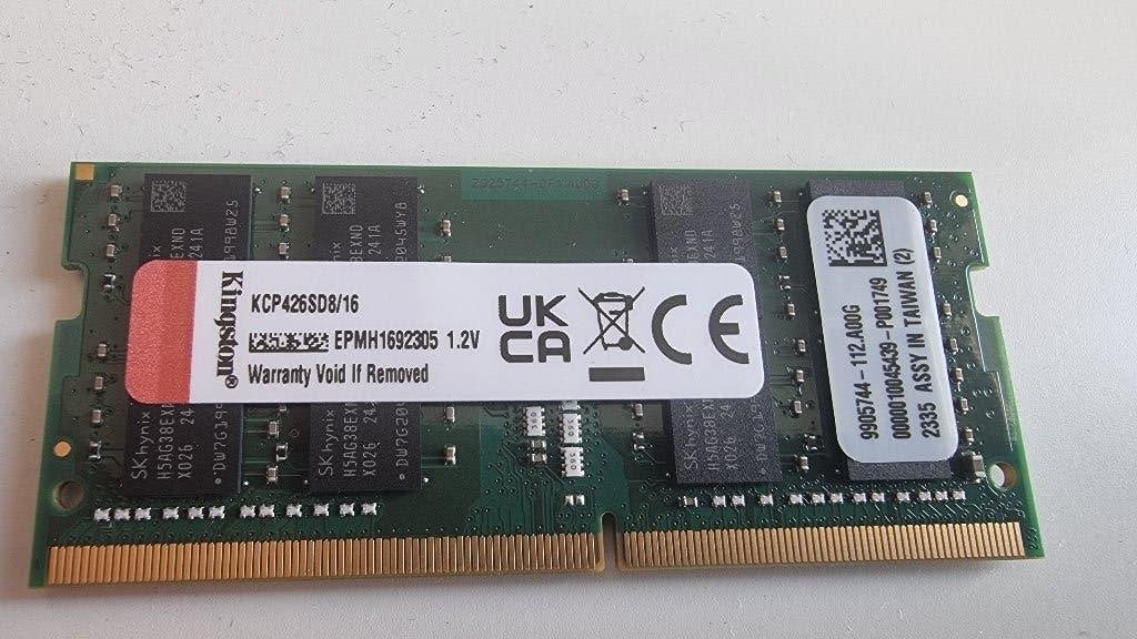 6x Kingston 16GB DDR4 2666MHz SODIMM (KCP426SD8/16), Verzenden, DDR4, Zo goed als nieuw, Laptop