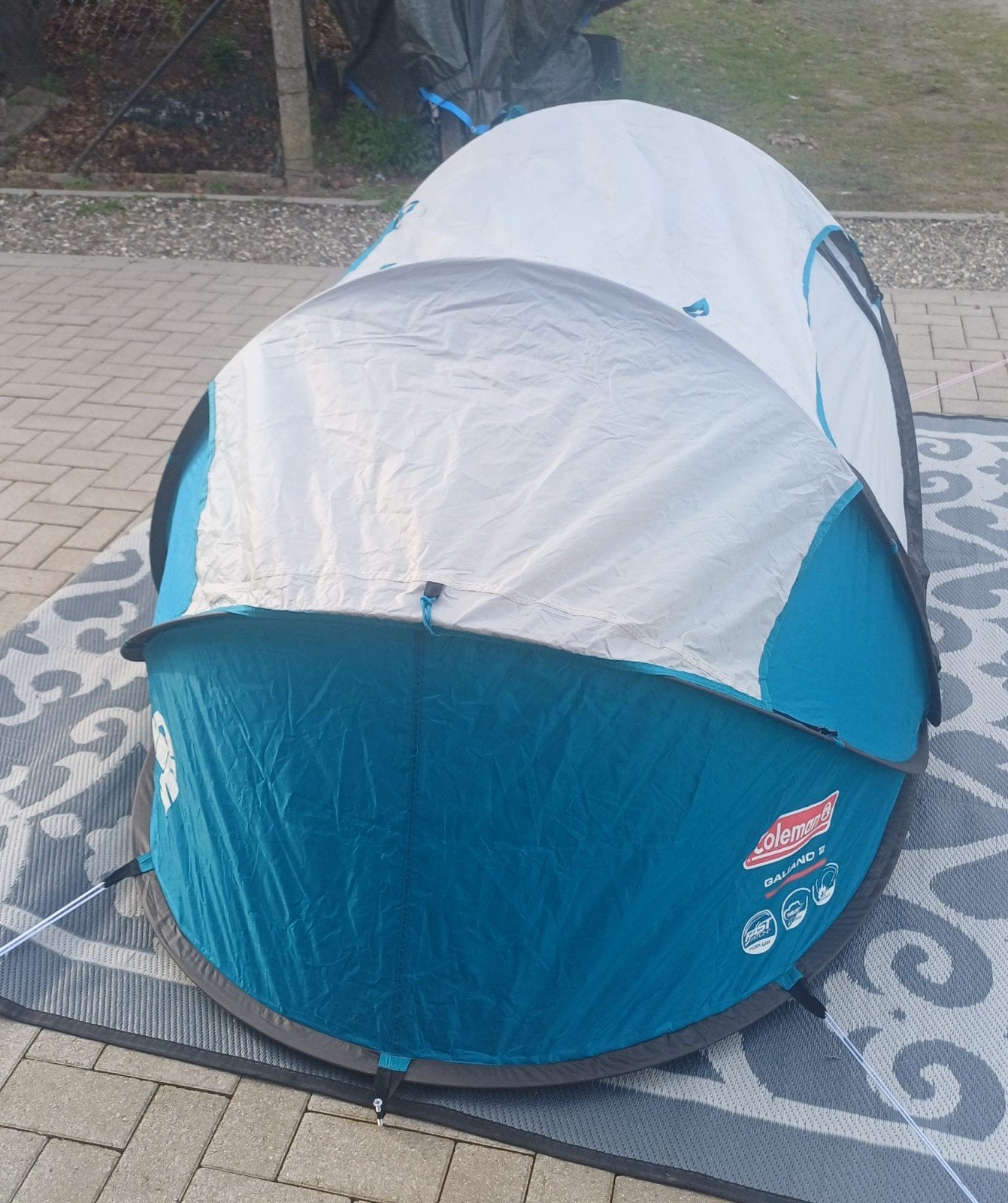 Coleman Galiano 2 Pop-Up Tent - Snel op te zetten!, Caravans en Kamperen, Kampeermeubelen, Ophalen of Verzenden, Zo goed als nieuw