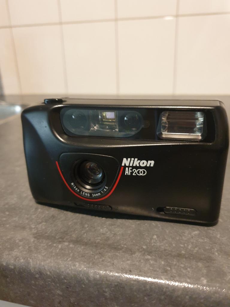 Nikon AF200 Compact Camera - Vintage Analoge Fotocamera, Ophalen of Verzenden, Gebruikt, Compact, Nikon