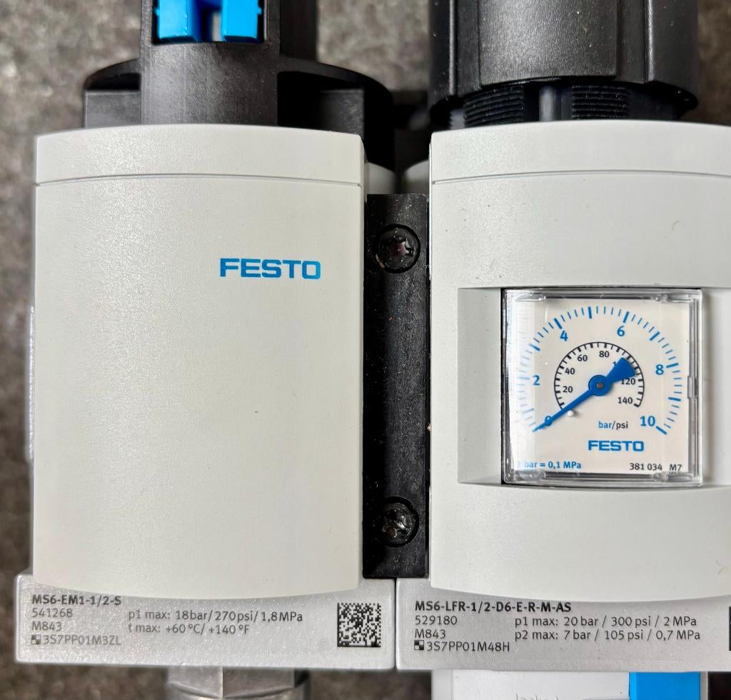 FESTO * NIEUW * MS6 - Luchtverzorging - Safety - Unit, Hobby en Vrije tijd, Overige Hobby en Vrije tijd, Ophalen of Verzenden