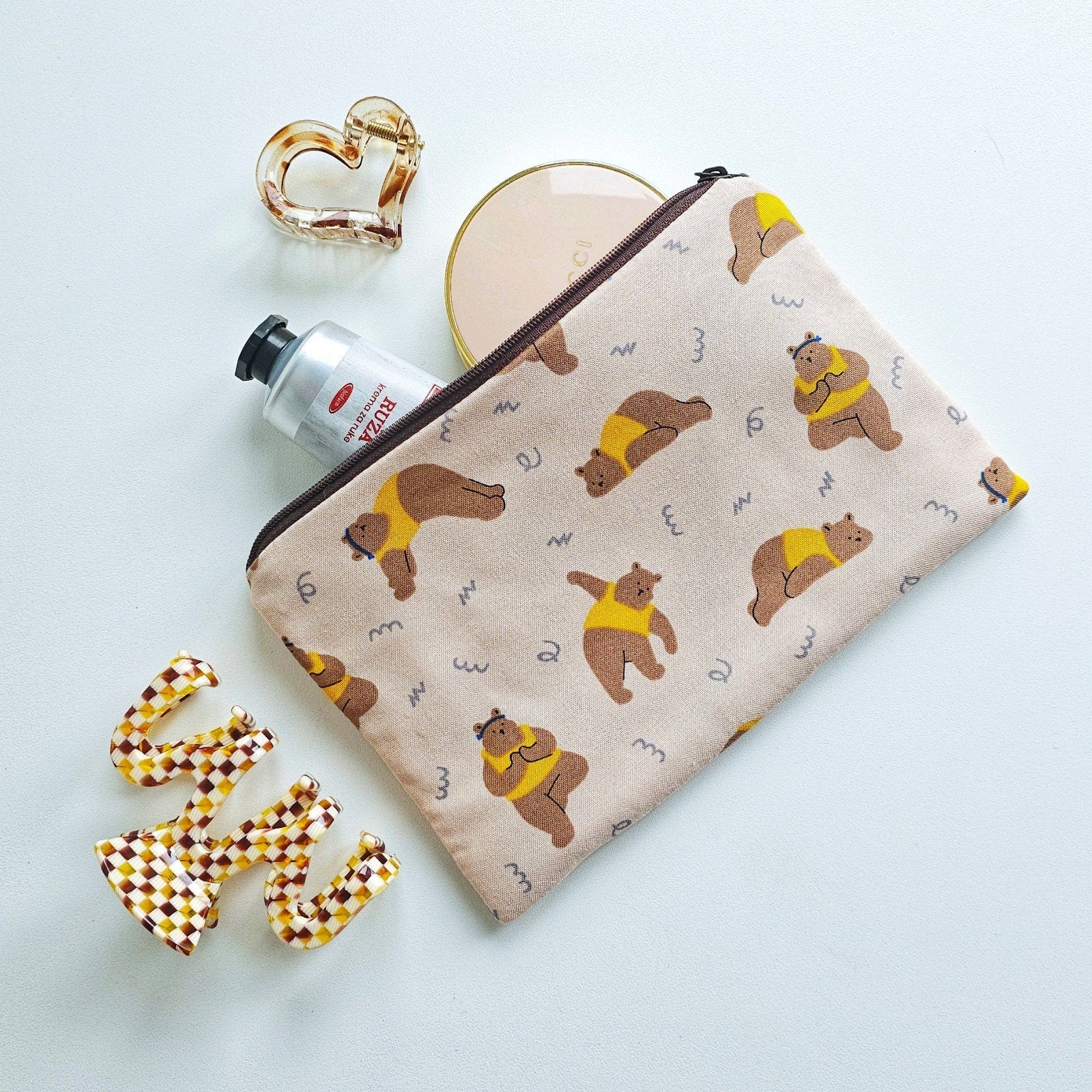 Handmade Cosmetic Pouch, Passport Wallet, Zipper Pouch, Overige materialen, Nieuw, Ophalen of Verzenden, 3059RA